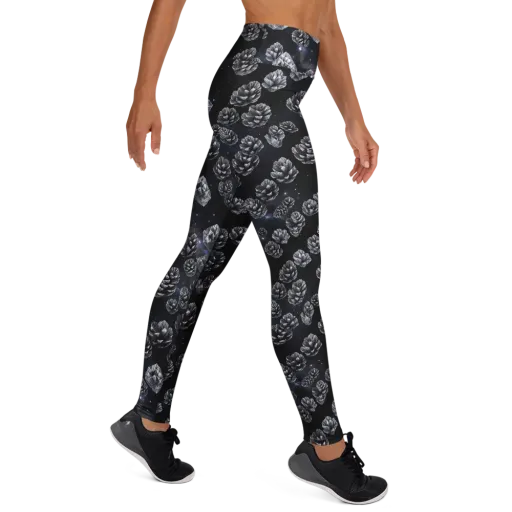 Cosmic Cone Constellation on a Yoga Leggings