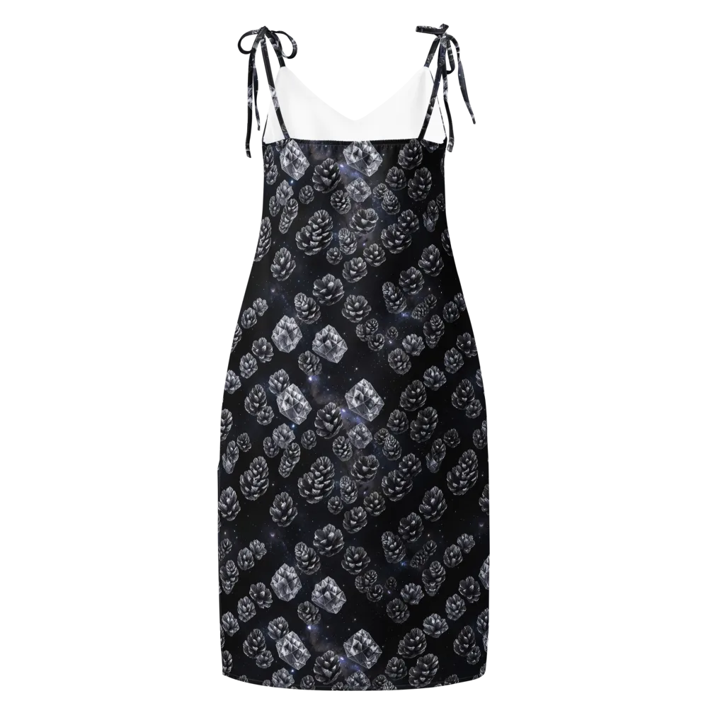 Cosmic Cone Constellation on Slip Dress — Back