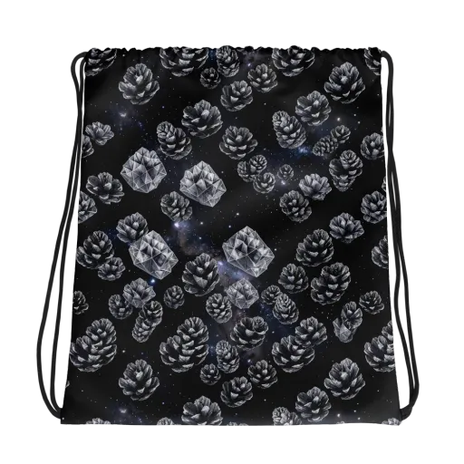 Cosmic Cone Constellation on a Drawstring Bag