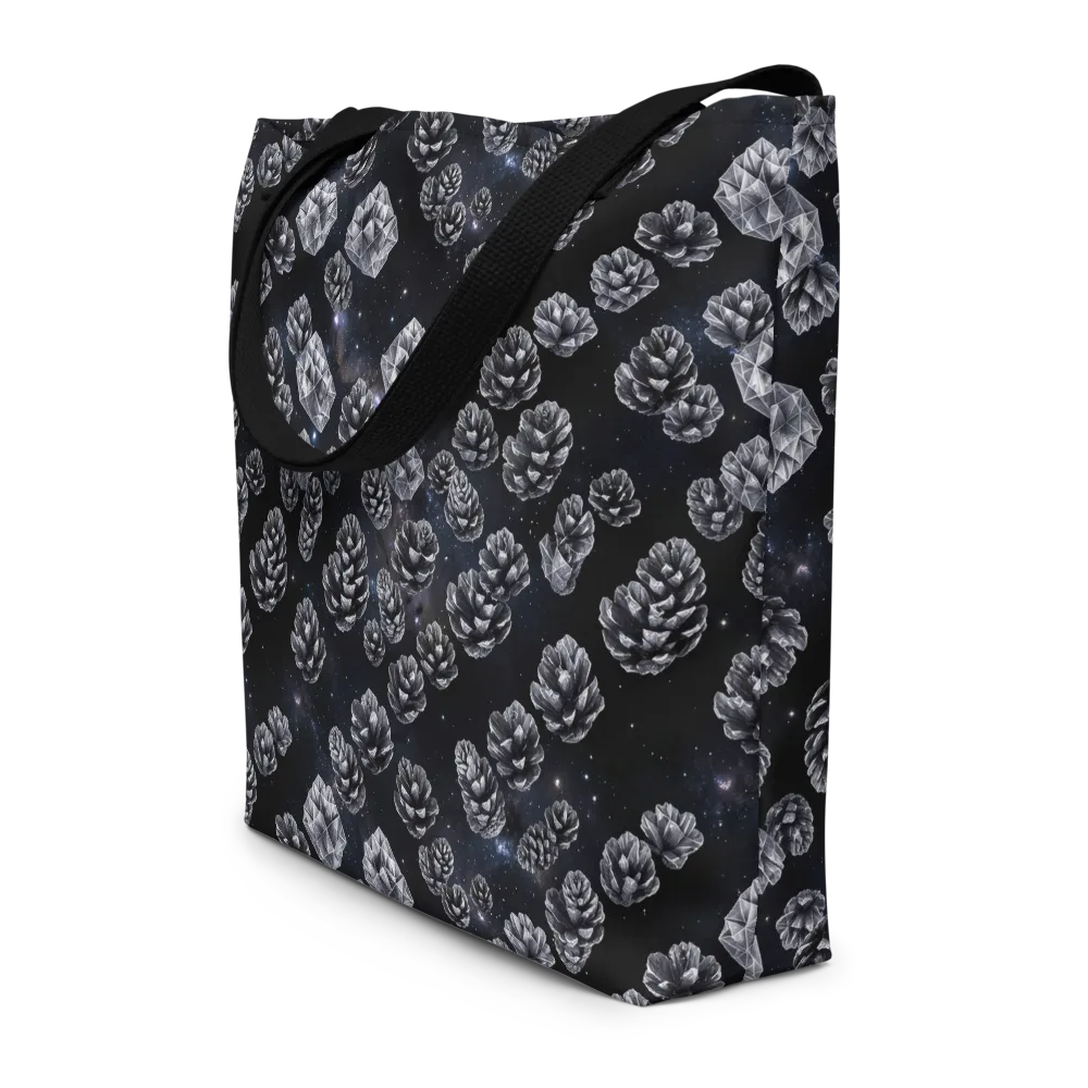 Cosmic Cone Constellation on Large Tote Bag W/ Pocket — Front