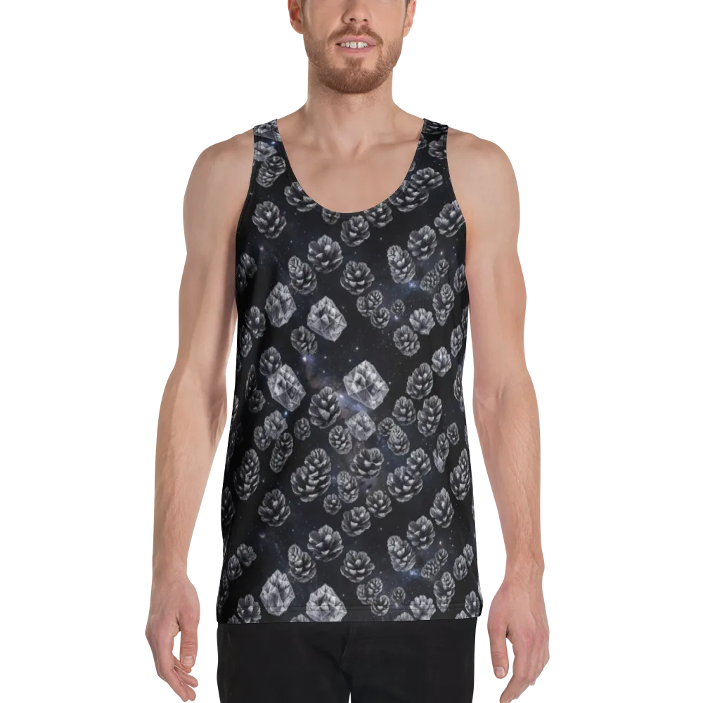 Cosmic Cone Constellation on Men's Tank Top — Front