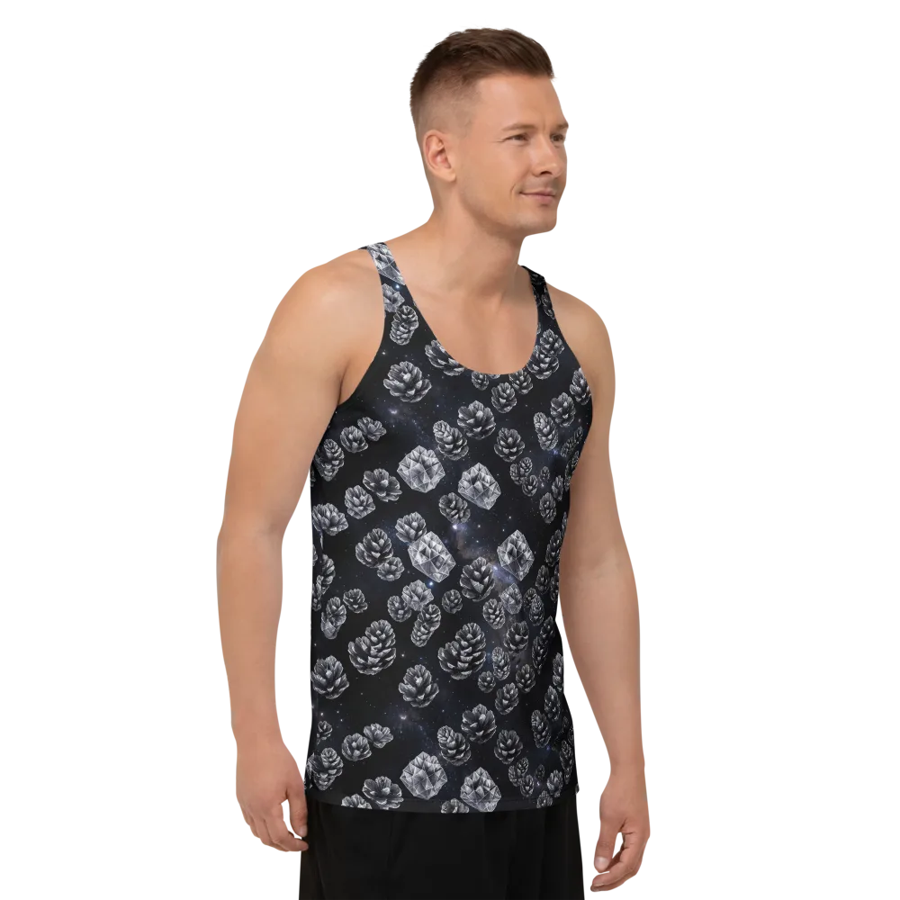 Cosmic Cone Constellation on Men's Tank Top — Right Front