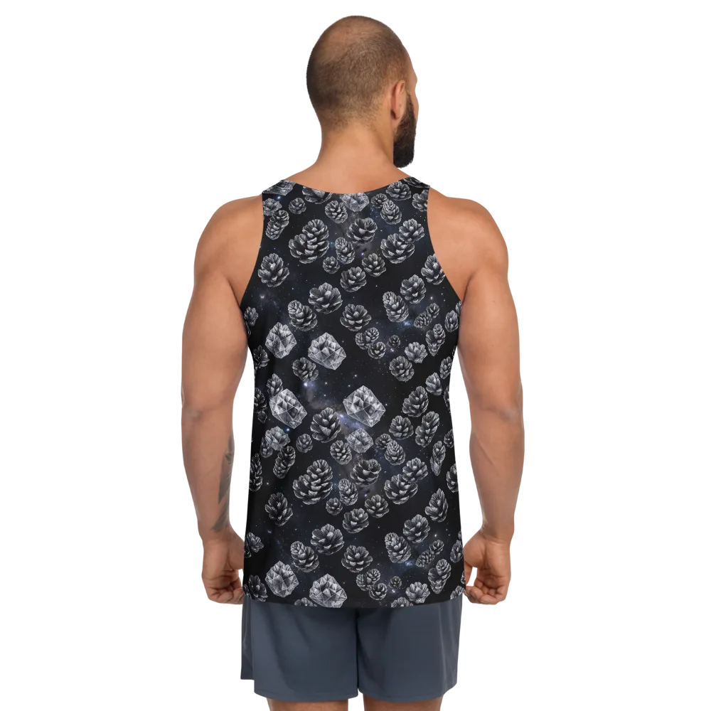 Cosmic Cone Constellation on Men's Tank Top — Back