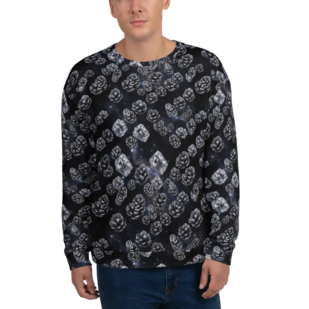 Cosmic Cone Constellation on Sweatshirt — Front