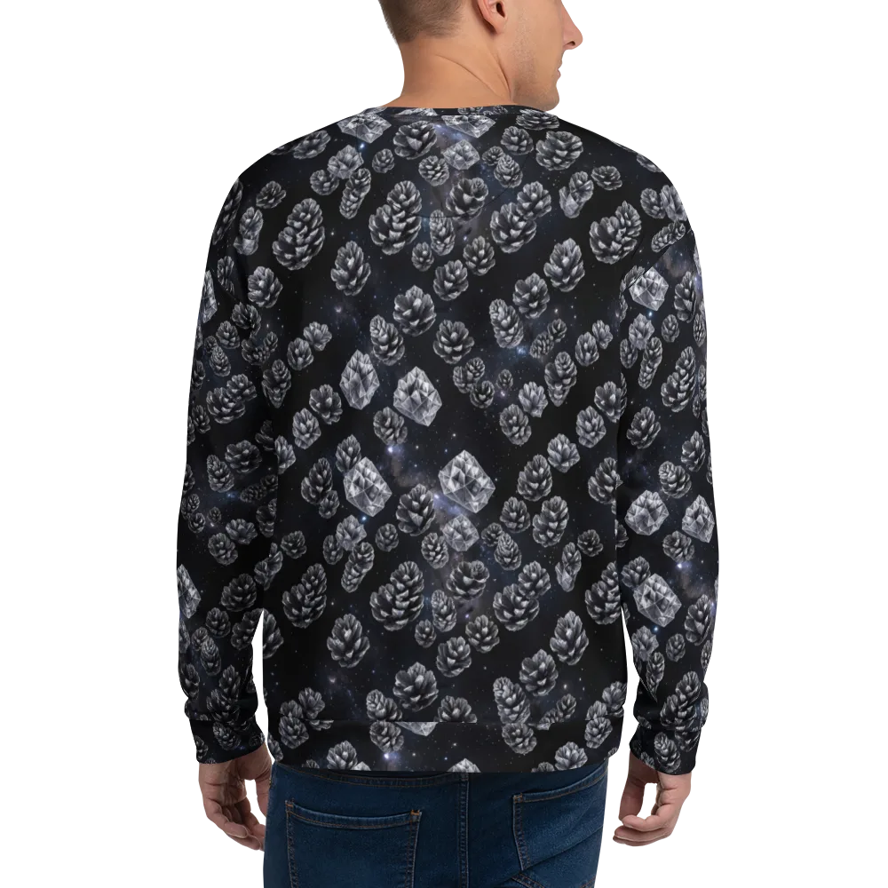 Cosmic Cone Constellation on Sweatshirt — Back