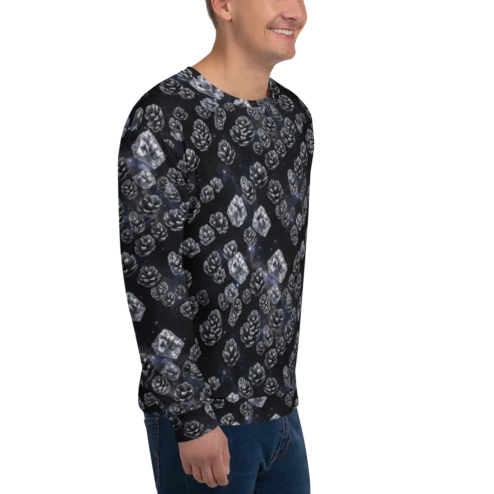 Cosmic Cone Constellation on Sweatshirt — Right Front