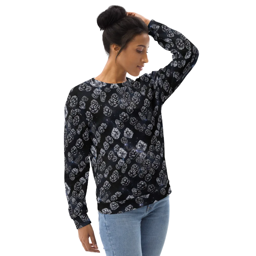 Cosmic Cone Constellation on Sweatshirt — Right Front