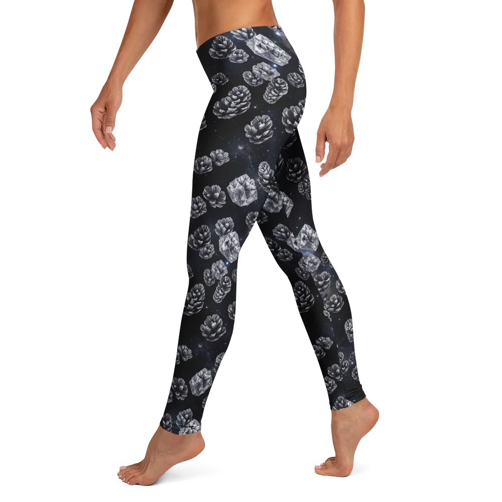 Cosmic Cone Constellation on Leggings — Left