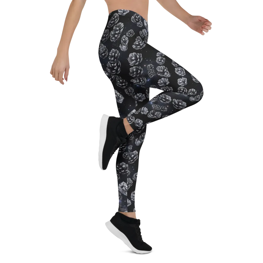 Cosmic Cone Constellation on Leggings — Right