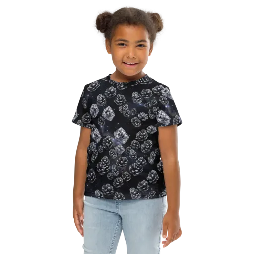 Cosmic Cone Constellation on a Kids Crew Neck T-Shirt
