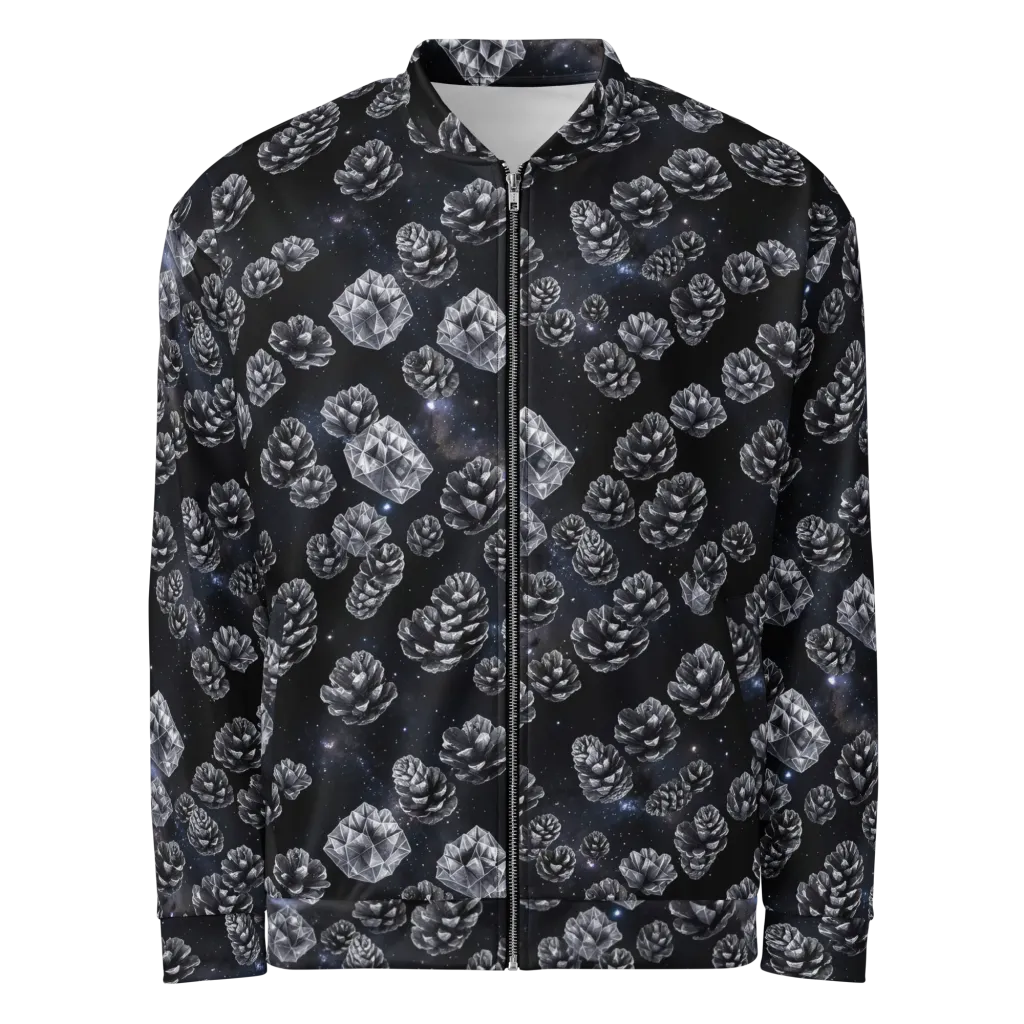 Cosmic Cone Constellation on Bomber Jacket — Front