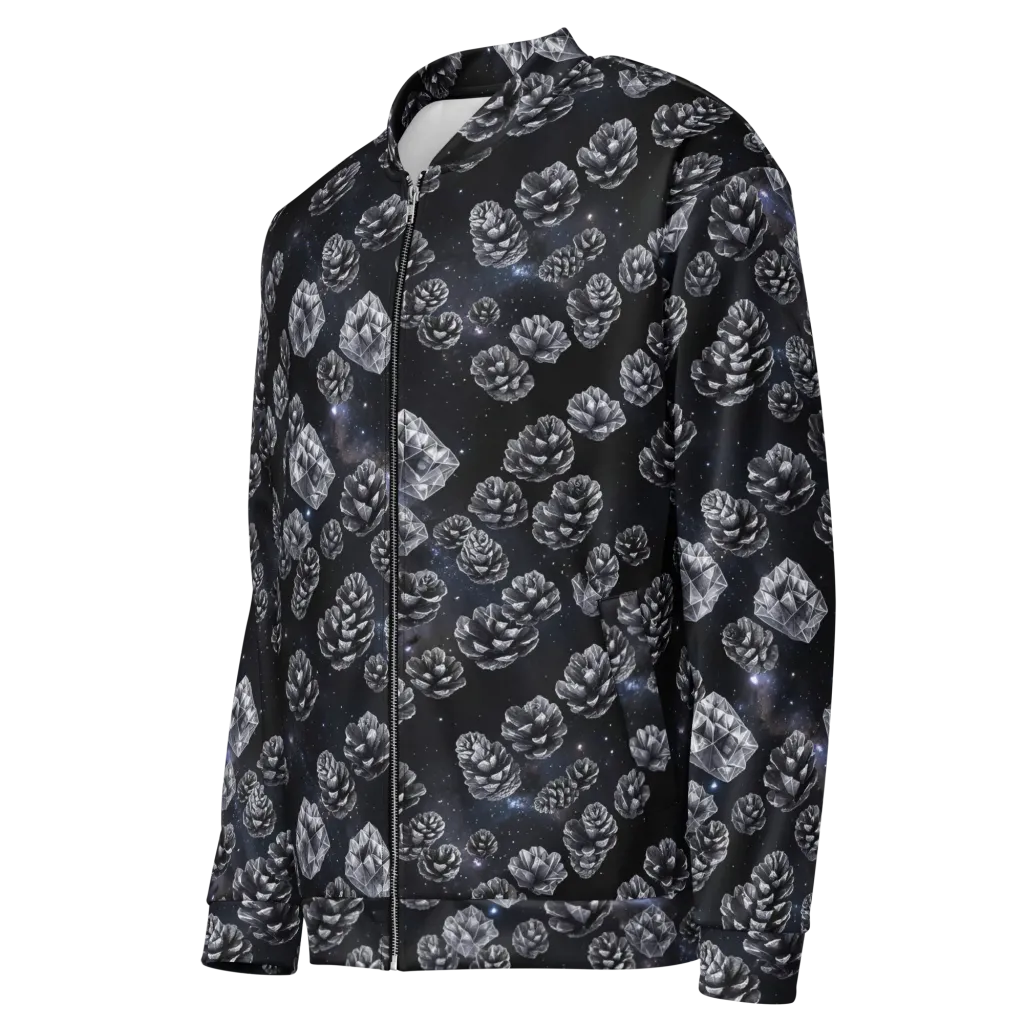 Cosmic Cone Constellation on Bomber Jacket — Left Front