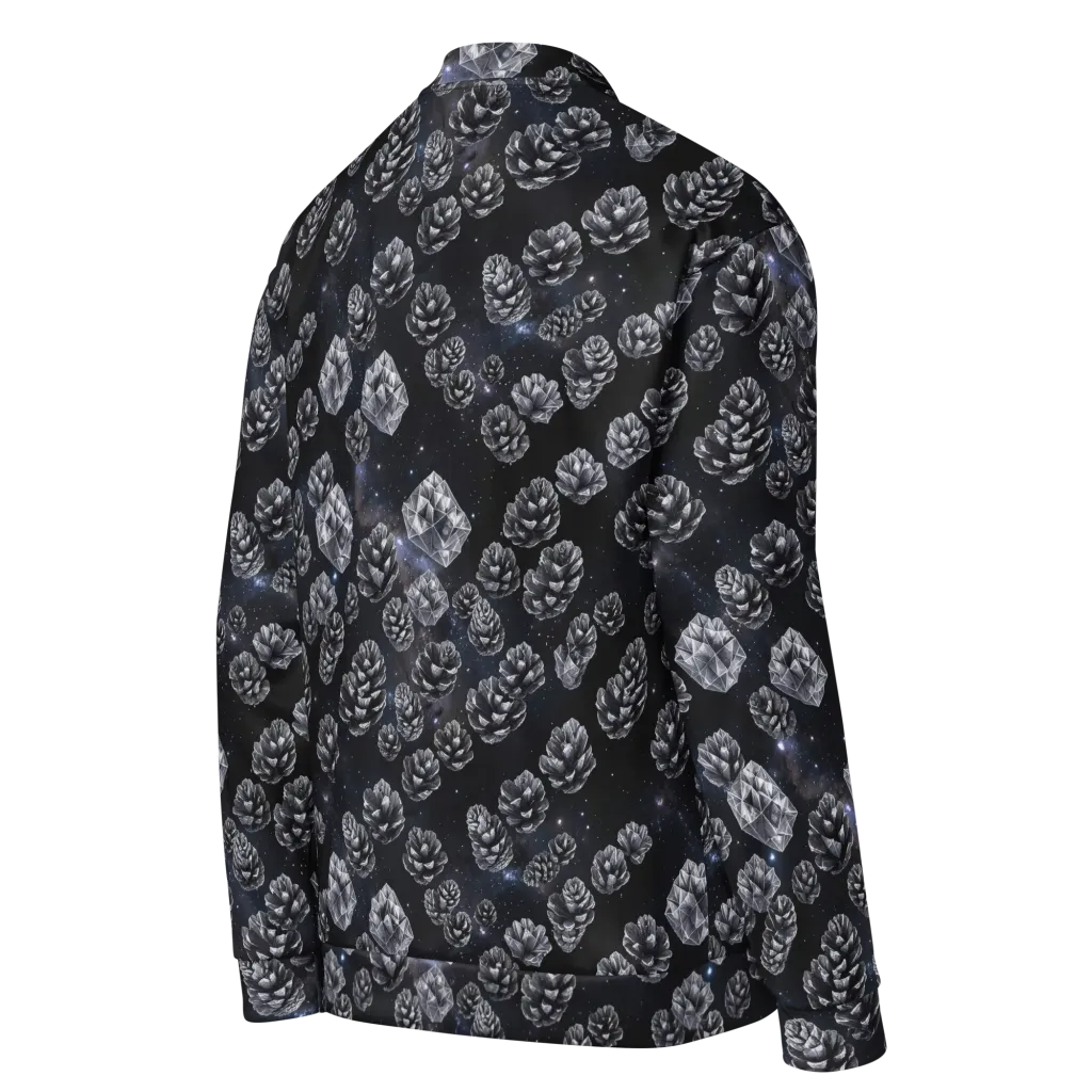 Cosmic Cone Constellation on Bomber Jacket — Right Back