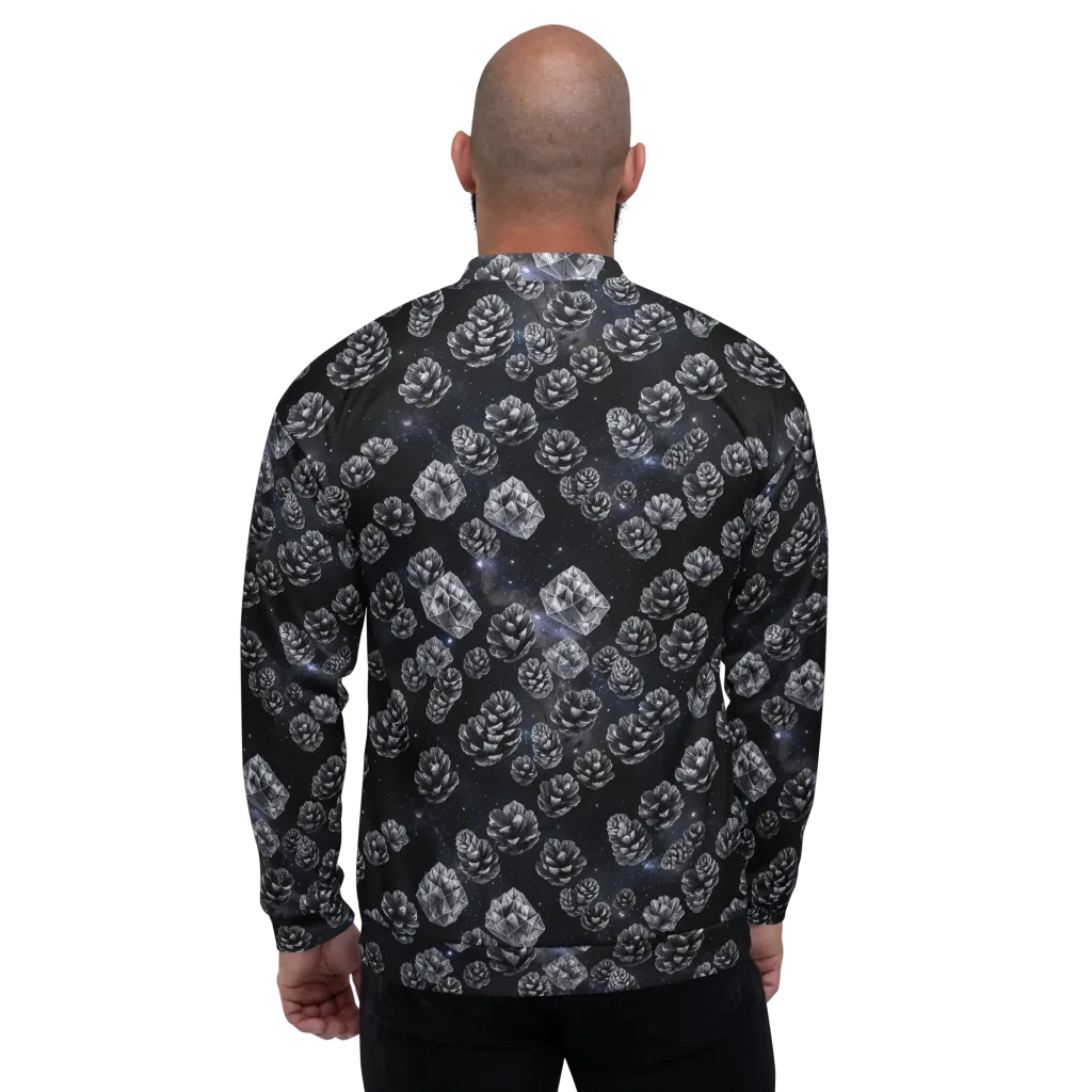 Cosmic Cone Constellation on Bomber Jacket — Back