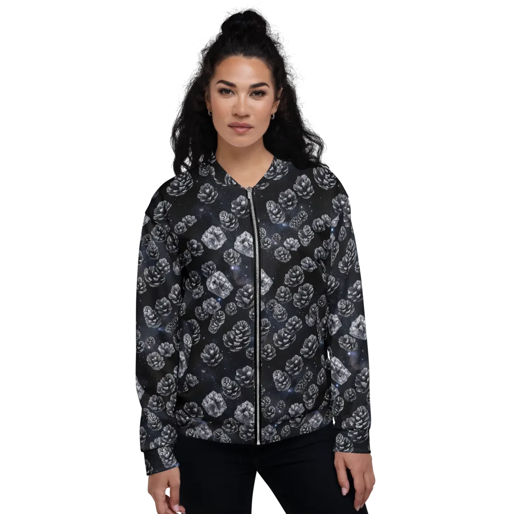 Cosmic Cone Constellation on Bomber Jacket — Front