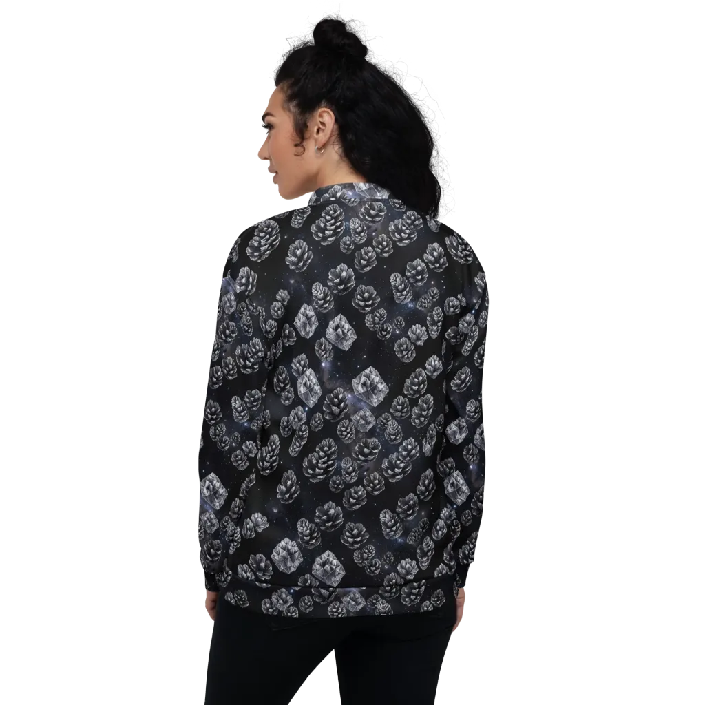 Cosmic Cone Constellation on Bomber Jacket — Back