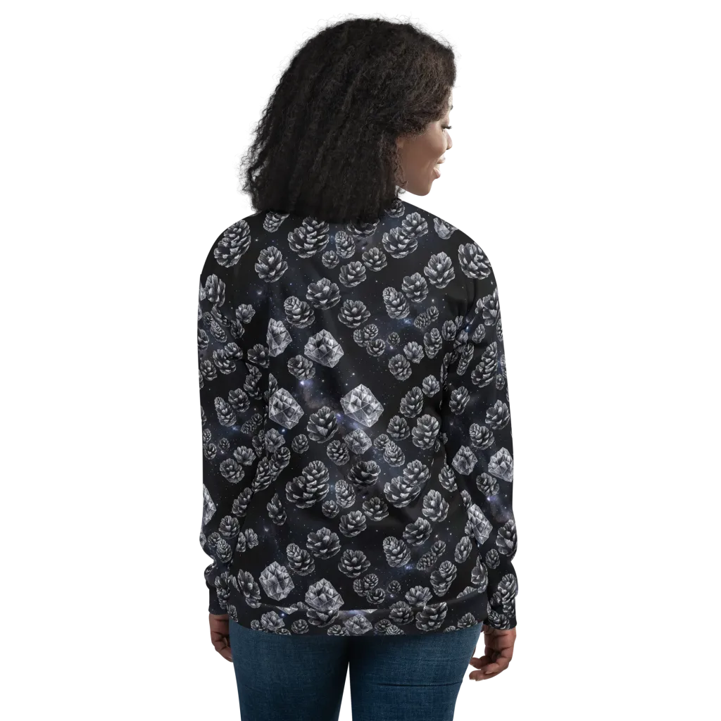 Cosmic Cone Constellation on Bomber Jacket — Back