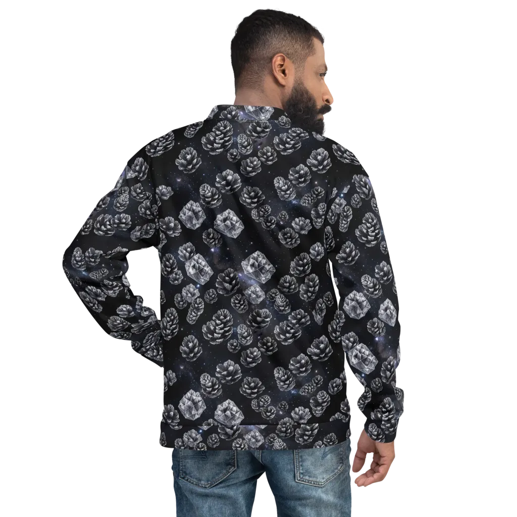 Cosmic Cone Constellation on Bomber Jacket — Back