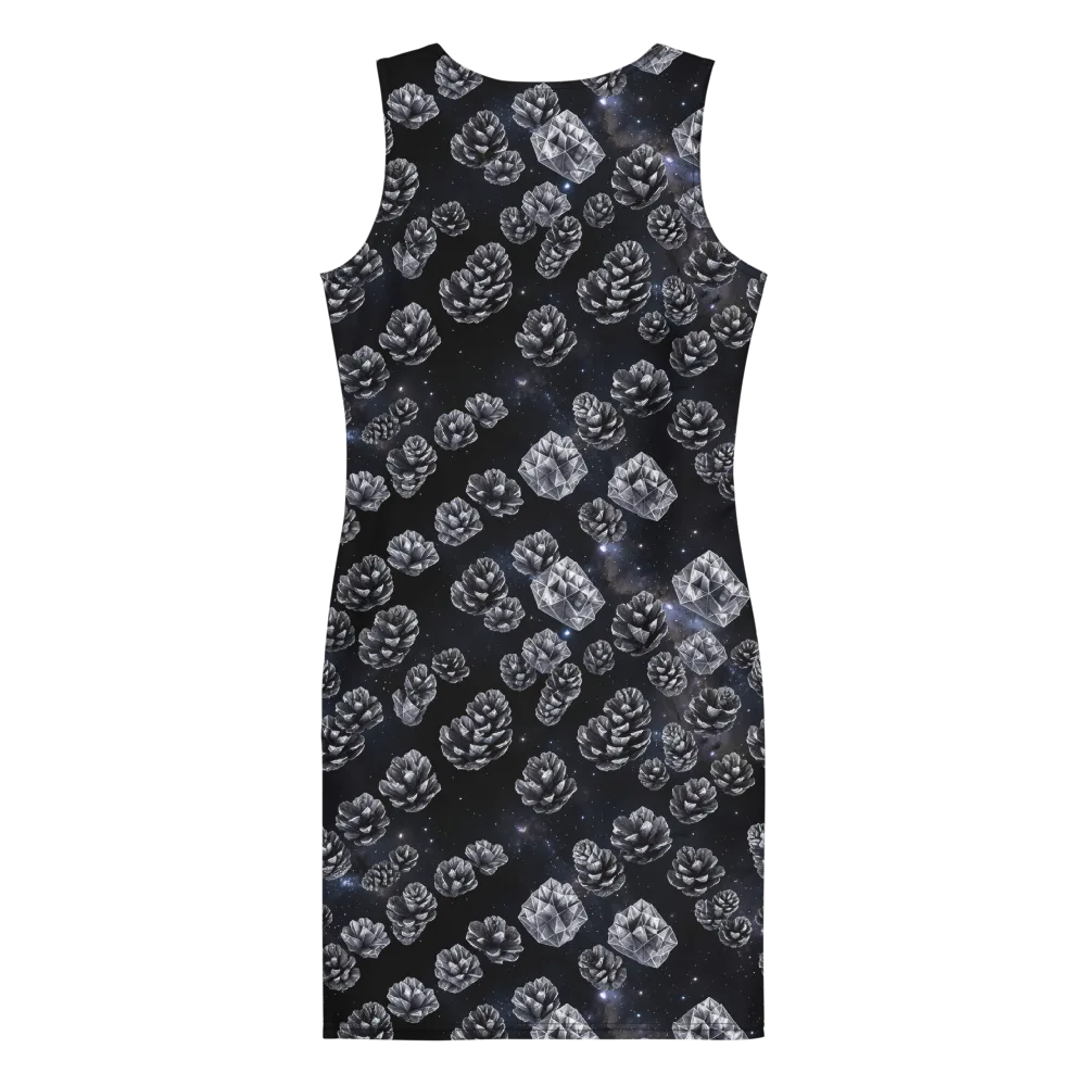 Cosmic Cone Constellation on Bodycon Dress — Back