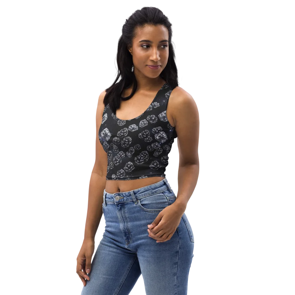 Cosmic Cone Constellation on Crop Top — Left Front