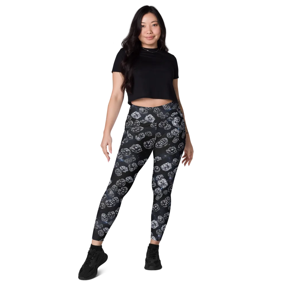 Cosmic Cone Constellation on Leggings with Pockets — Front