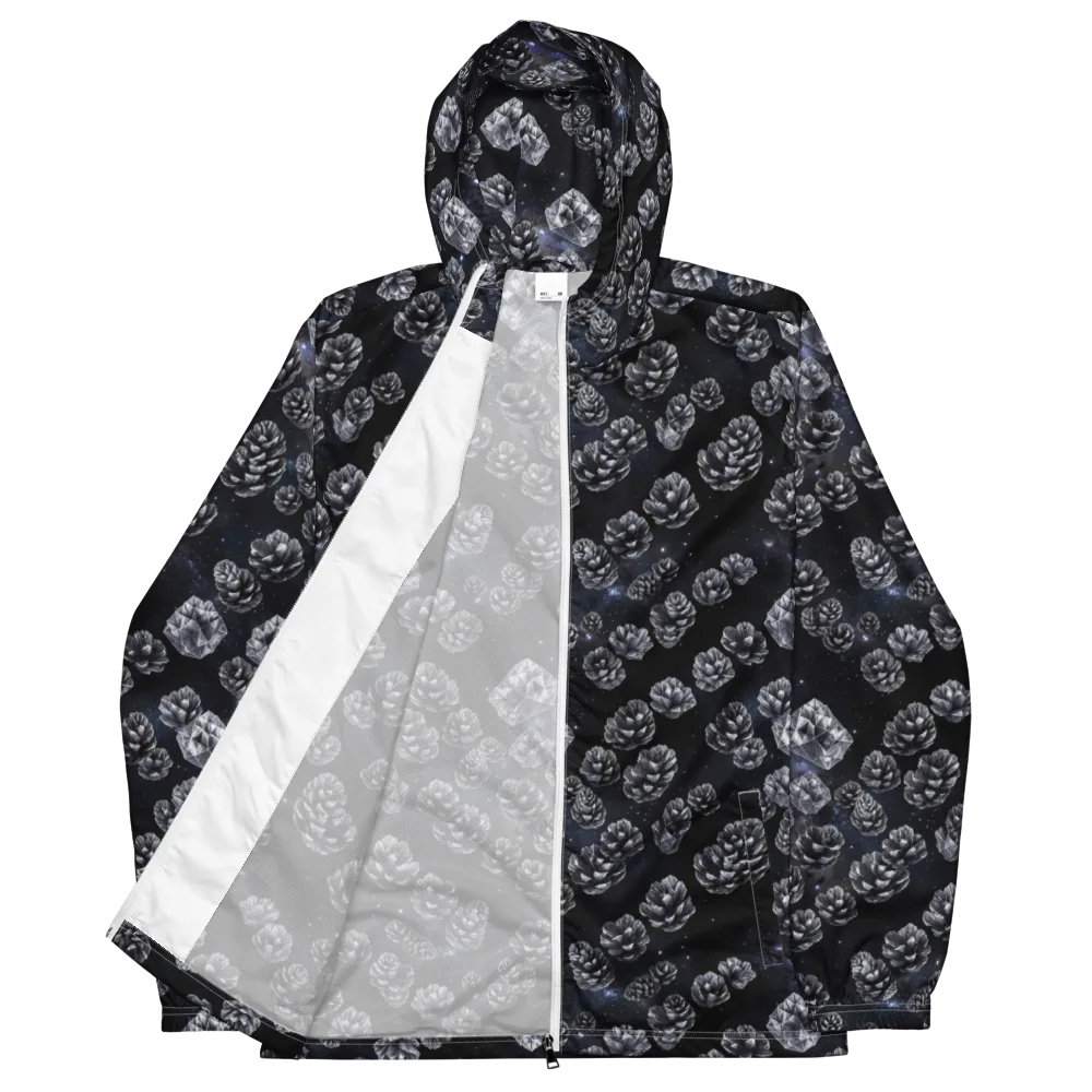 Cosmic Cone Constellation on Men's Windbreaker — Front