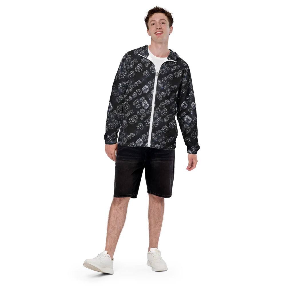 Cosmic Cone Constellation on Men's Windbreaker — Front