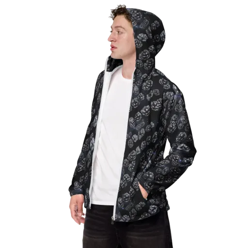 Cosmic Cone Constellation on a Men's Windbreaker