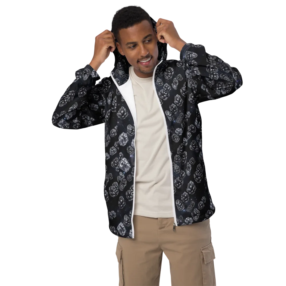 Cosmic Cone Constellation on Men's Windbreaker — Front