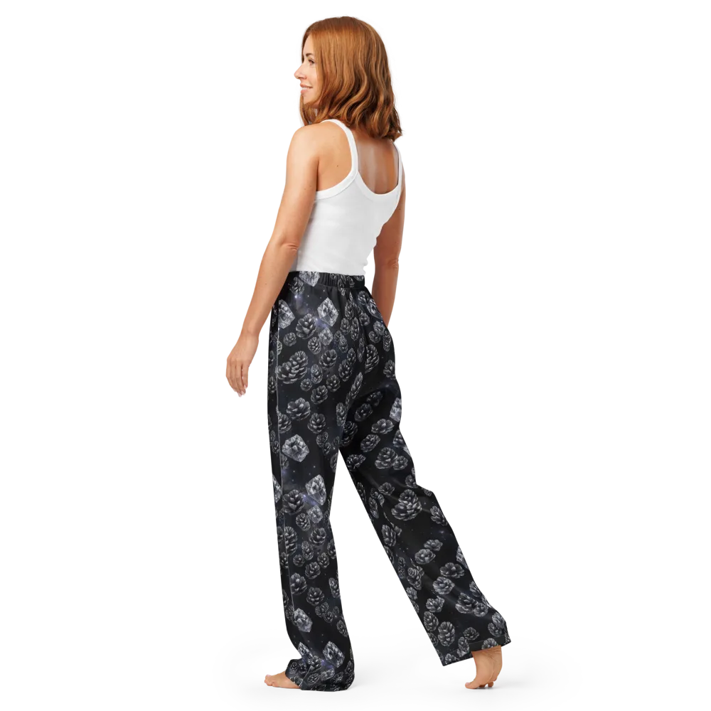 Cosmic Cone Constellation on Women's Pajama Pants — Back