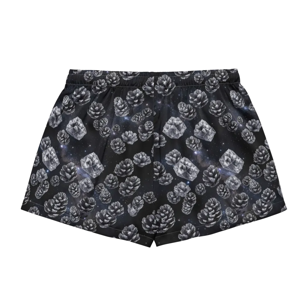Cosmic Cone Constellation on Women's Pajama Shorts — Back