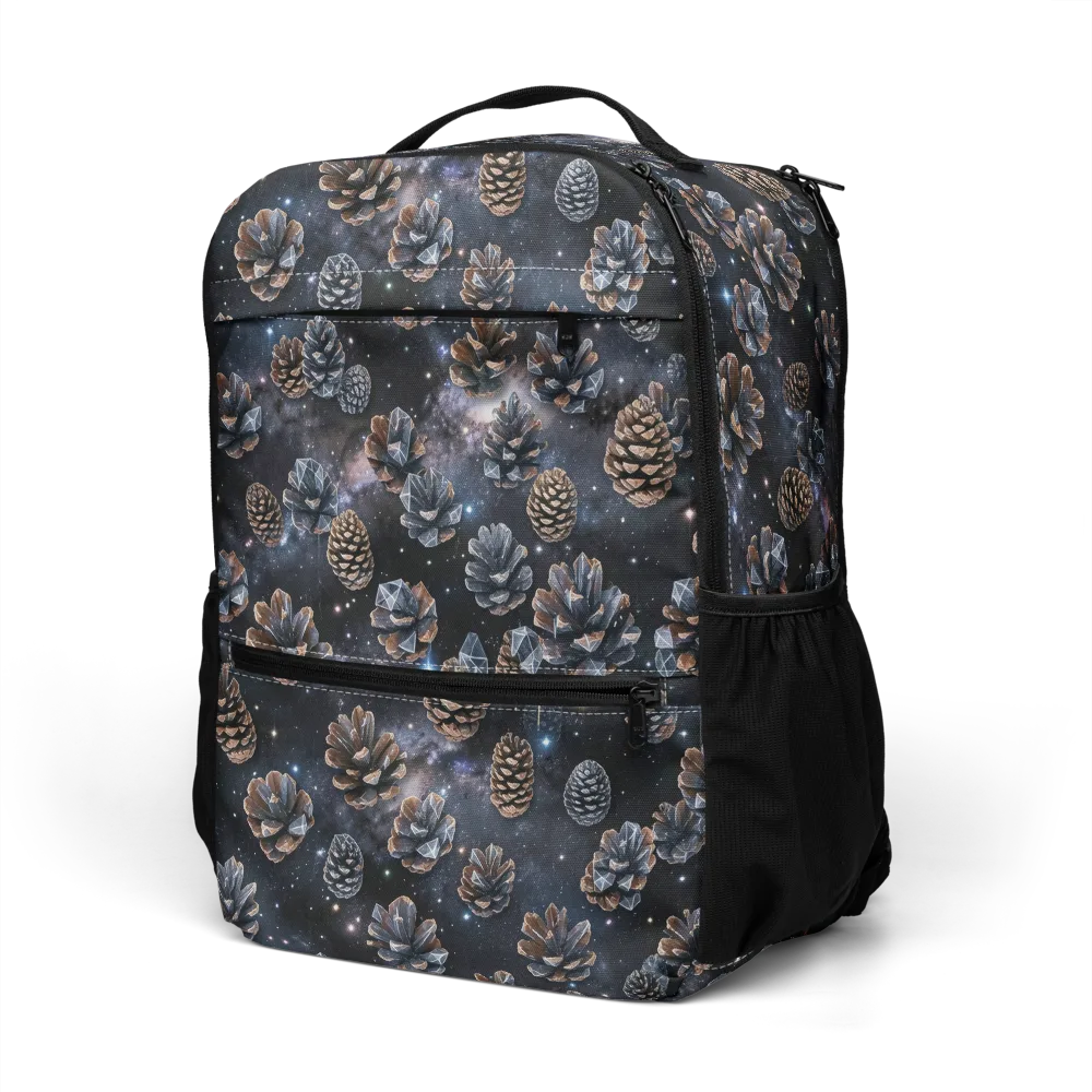 Cosmic Conifer on Utility Backpack — Left Front