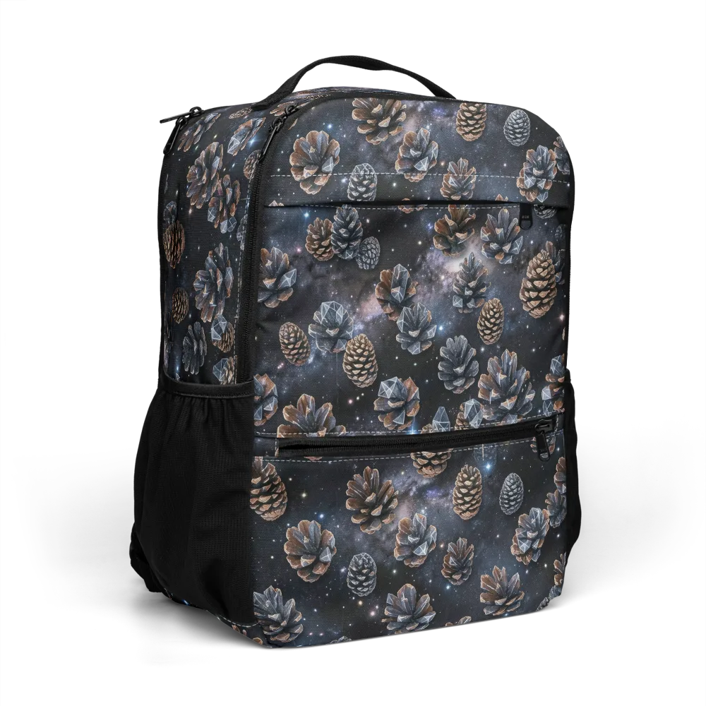 Cosmic Conifer on Utility Backpack — Right Front