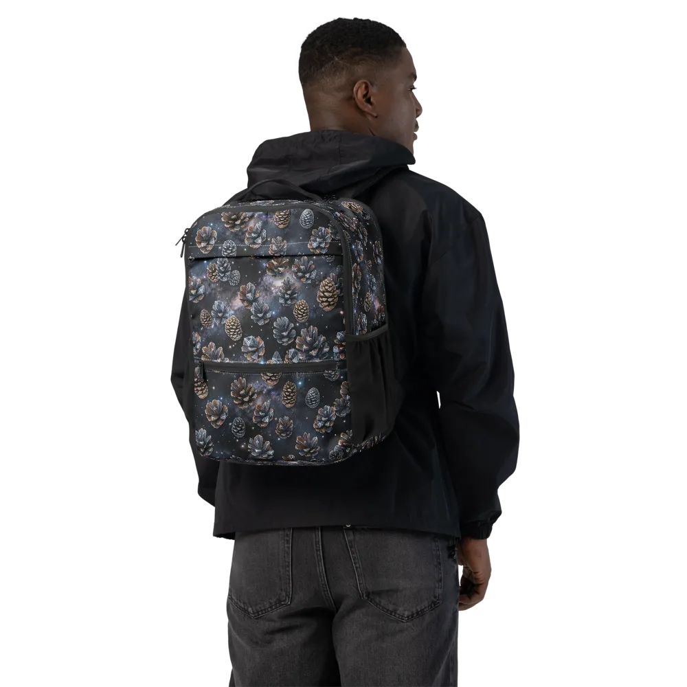 Cosmic Conifer on Utility Backpack — Back