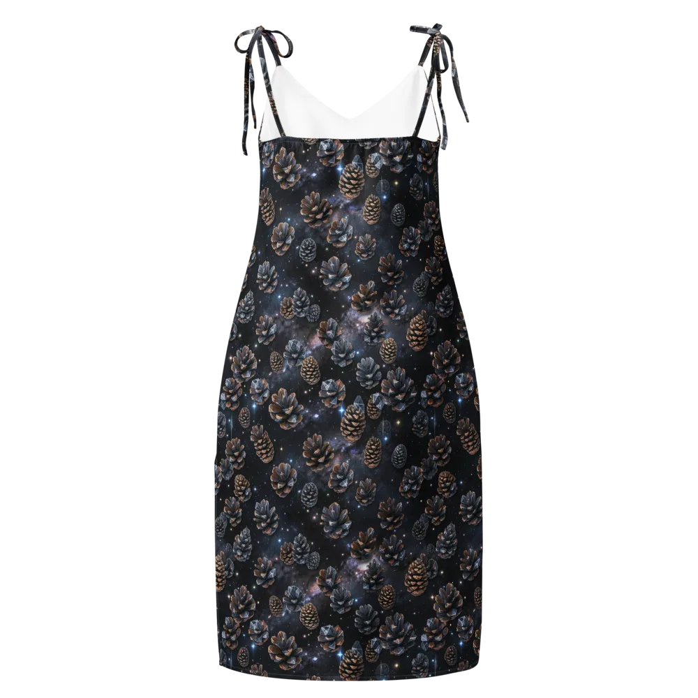 Cosmic Conifer on Slip Dress — Back