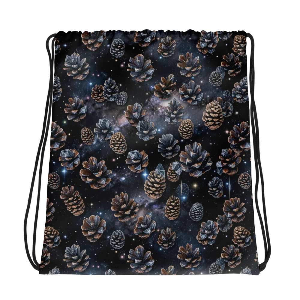 Cosmic Conifer on Drawstring Bag — Photo