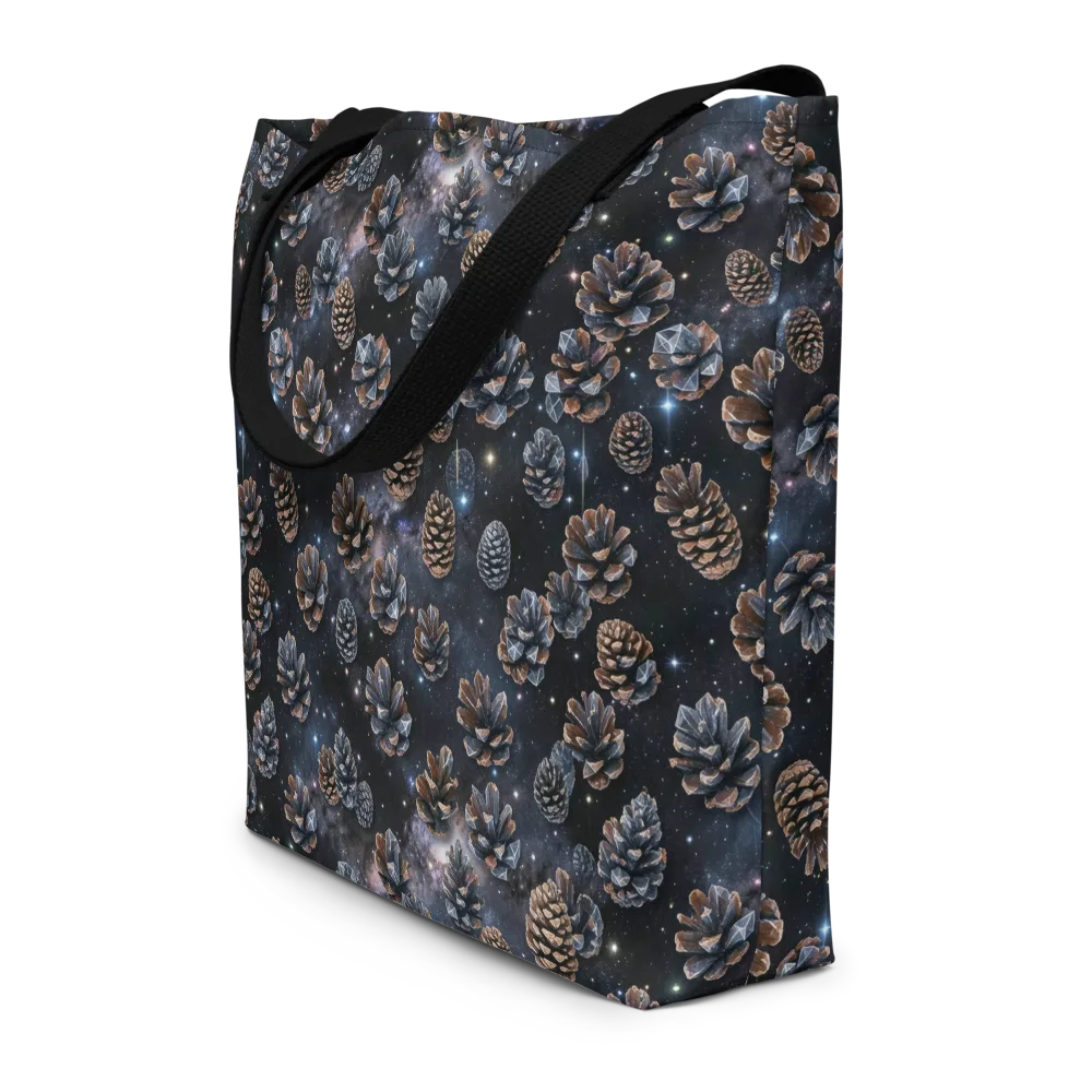 Cosmic Conifer on Large Tote Bag W/ Pocket — Front