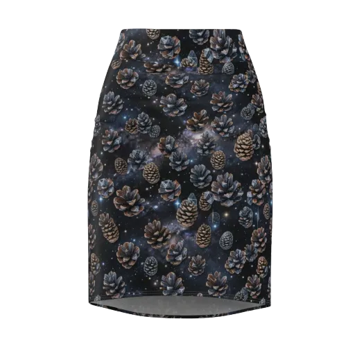 Cosmic Conifer on a Pencil Skirt
