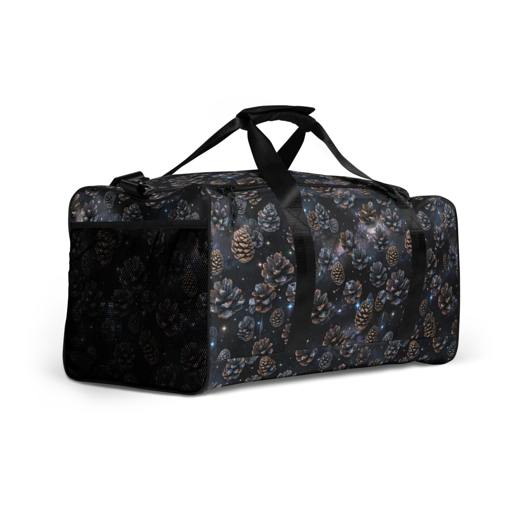 Cosmic Conifer on Duffle Bag — Right Front