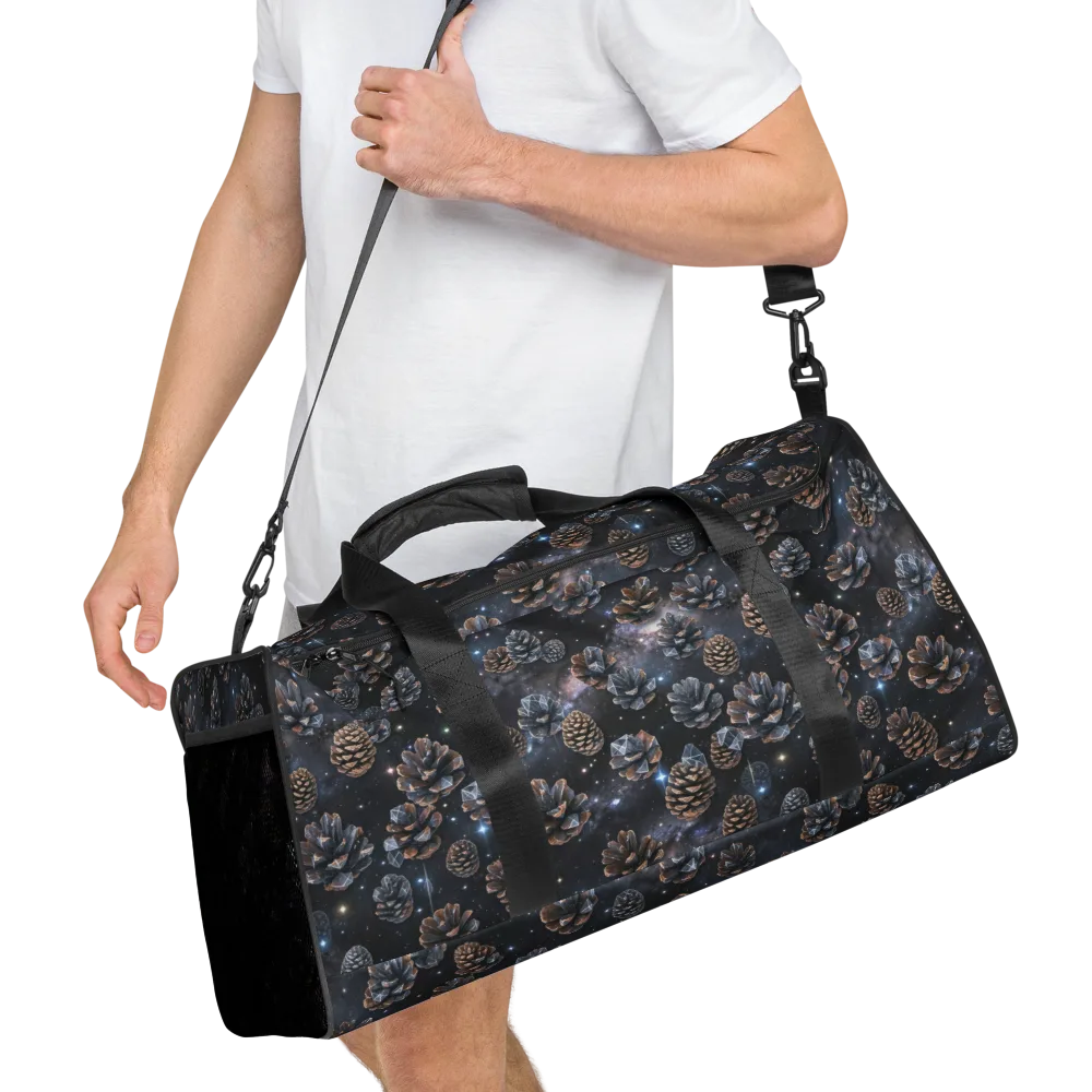 Cosmic Conifer on Duffle Bag — Right Front