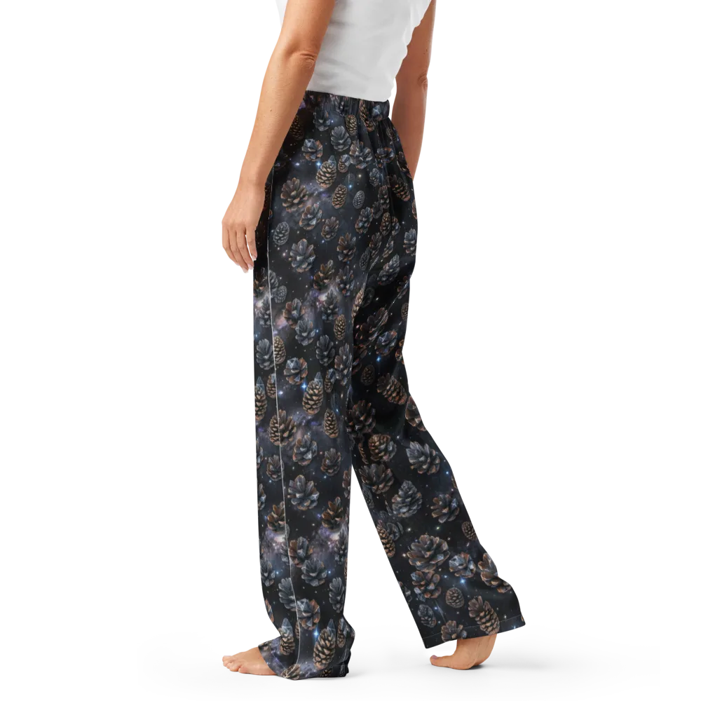 Cosmic Conifer on Women's Pajama Pants — Left