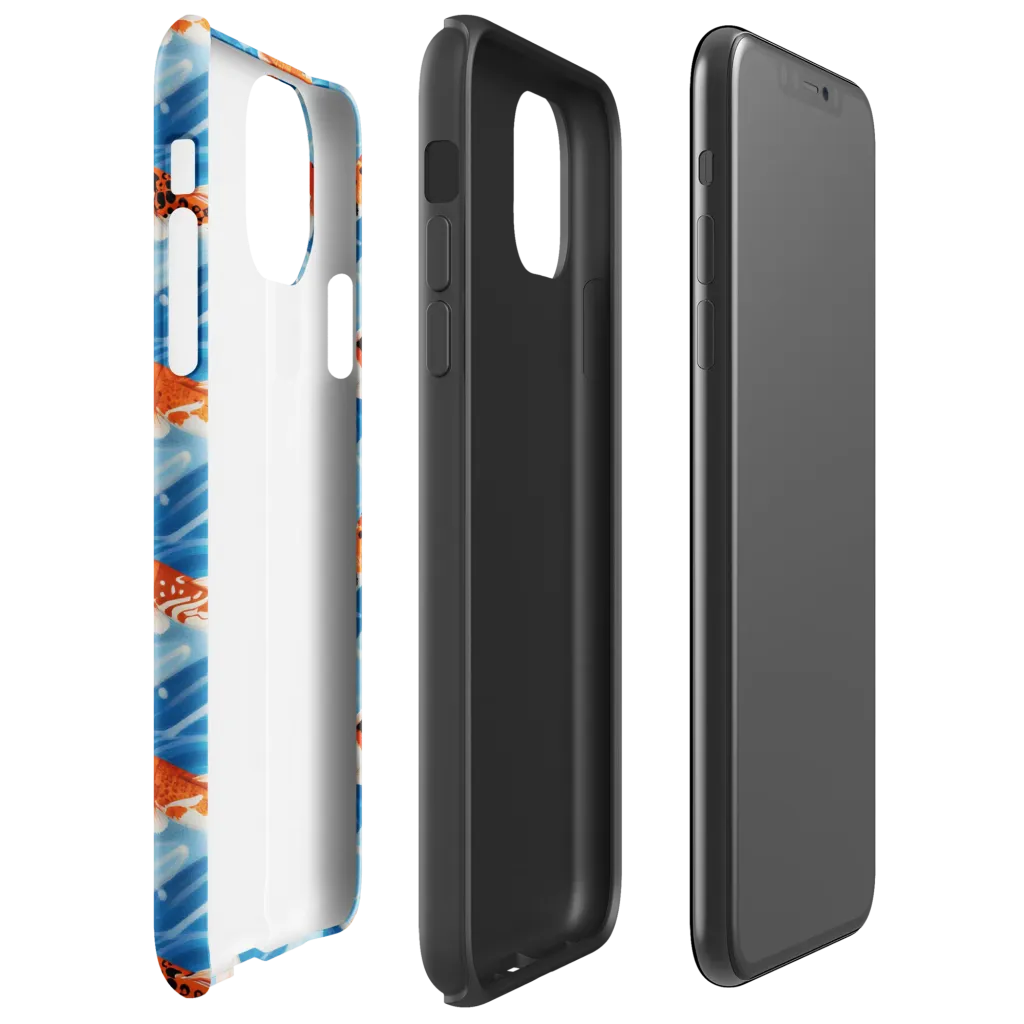 Crimson Drift on Tough Case for iPhone® — Right