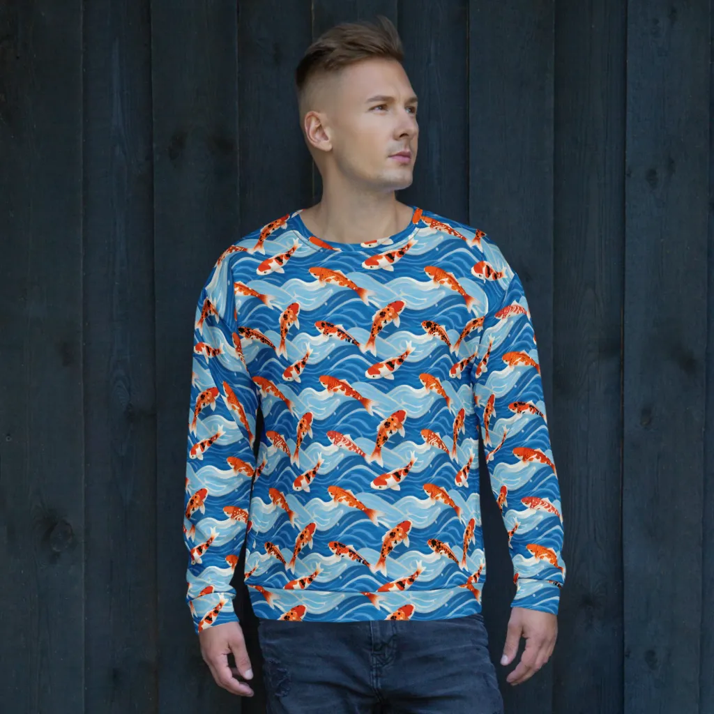 Crimson Drift on Sweatshirt — Front