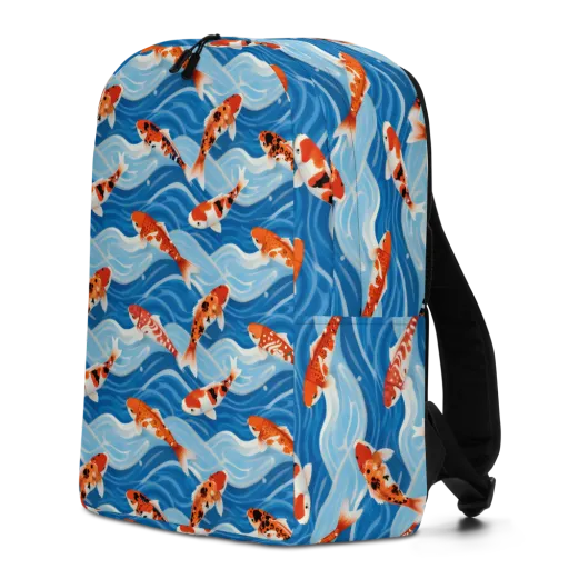 Crimson Drift on a Minimalist Backpack
