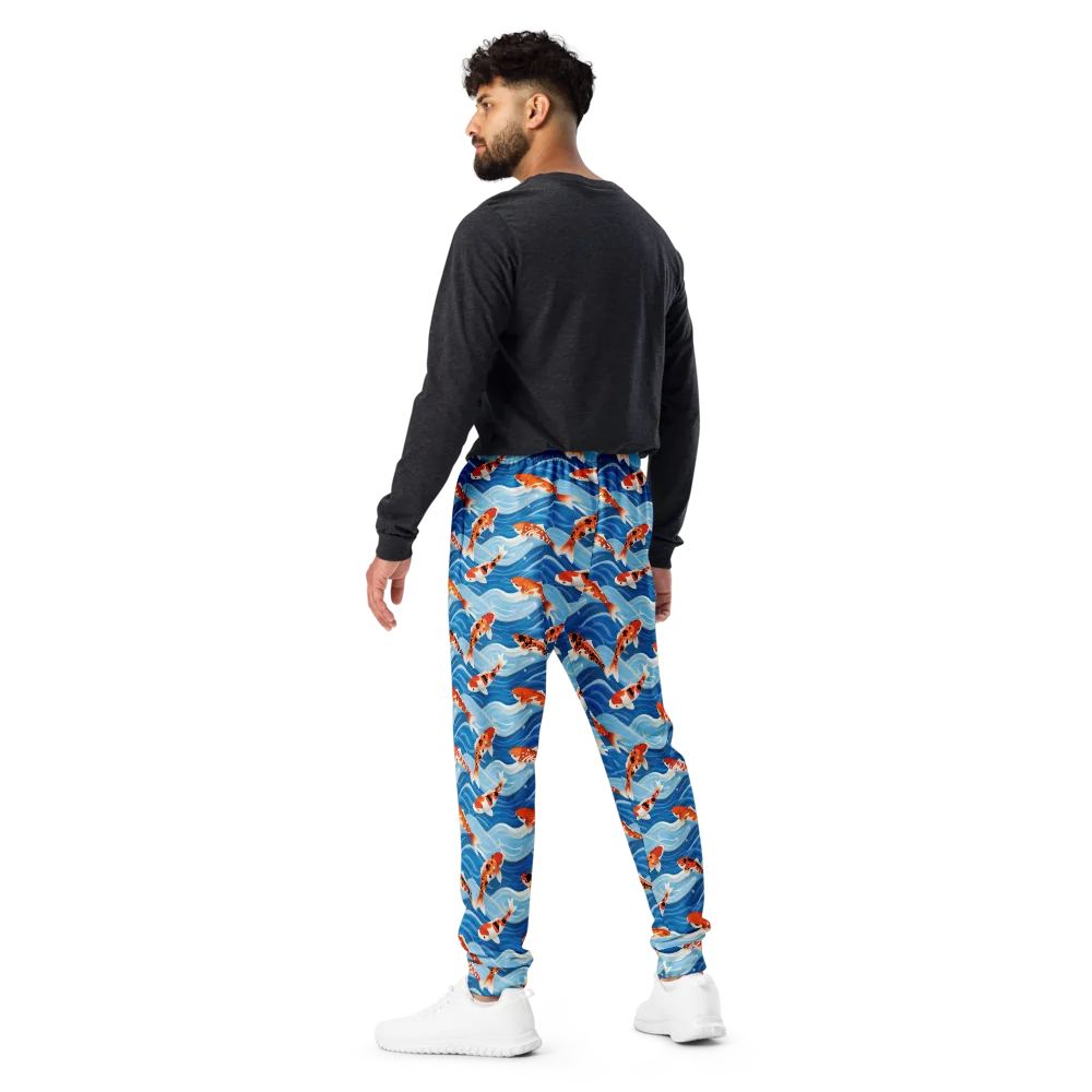 Crimson Drift on Men's Joggers — Back