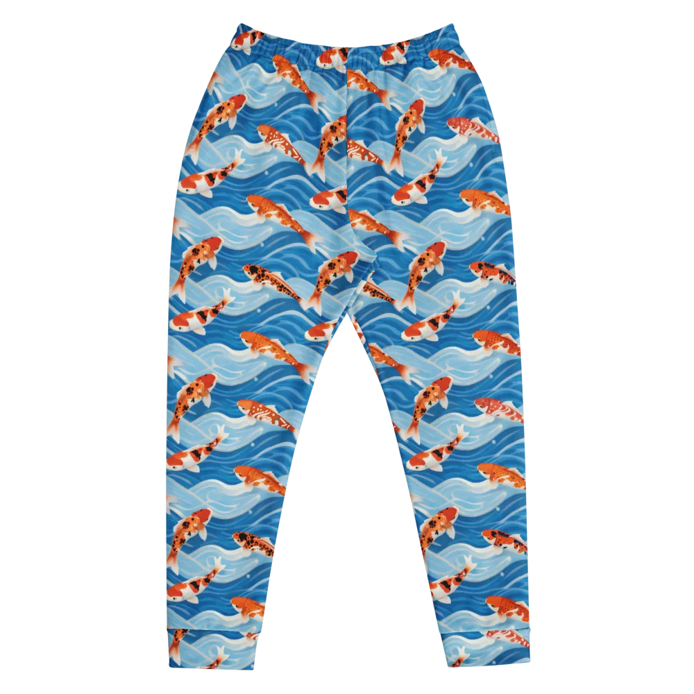 Crimson Drift on Men's Joggers — Front
