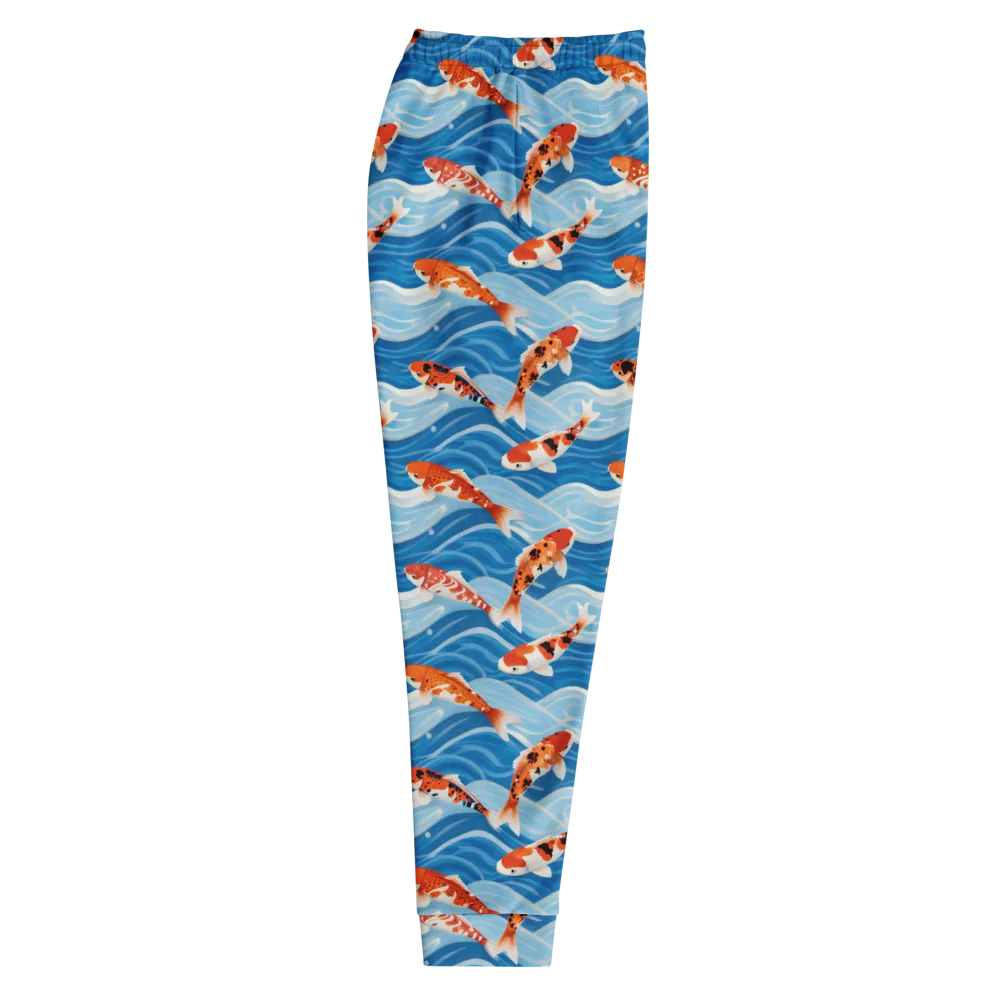 Crimson Drift on Men's Joggers — Right