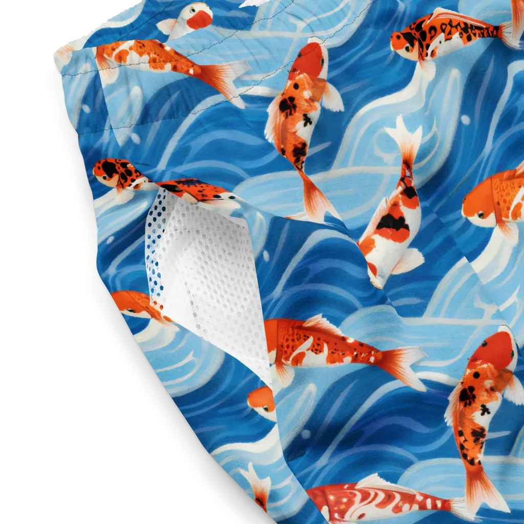 Crimson Drift on Swim Trunks — Product details 2