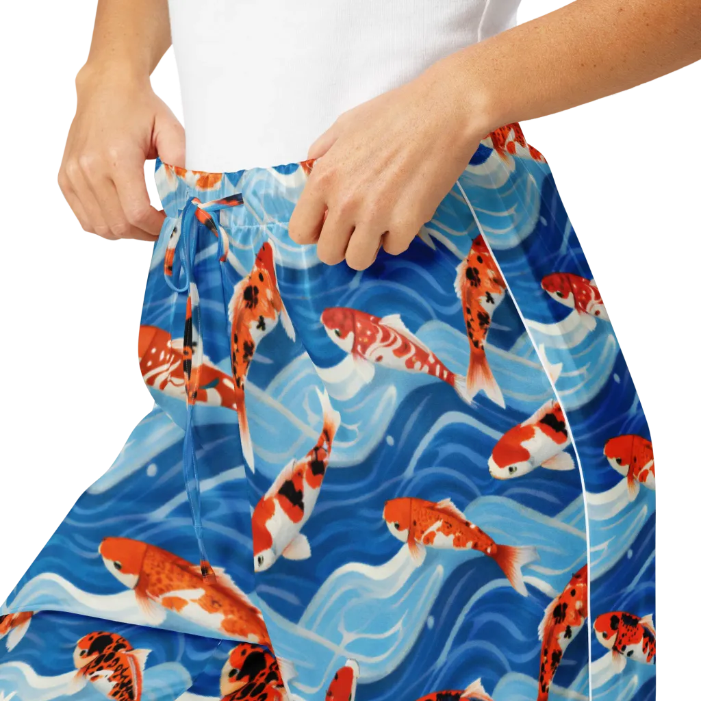 Crimson Drift on Women's Pajama Pants — Product details