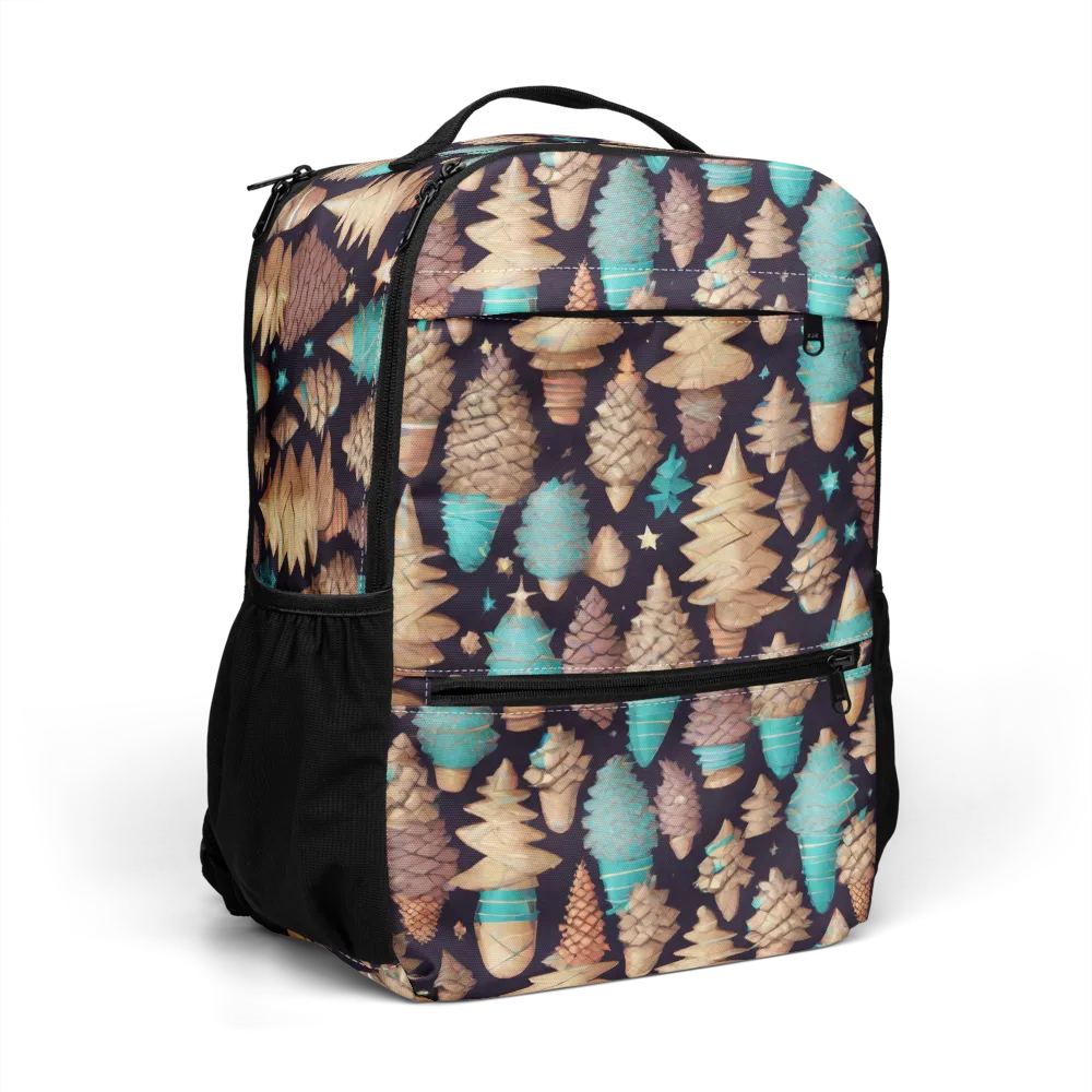 Cosmic Cone Garden on Utility Backpack — Right Front